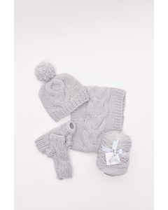 Cosy Cable-Knit Set Kit (Meadow)