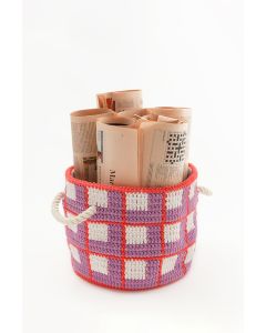 Colourful Crochet Basket by Molla Mills 