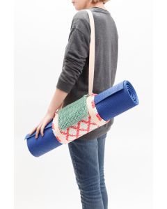 Crochet Yoga Mat Strap & Key Pocket by Molla Mills 